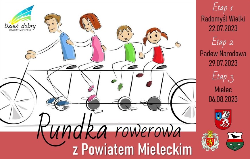 Powiat Mielec:                          Jubileuszowa V Rundka Rowerowa z Powiatem Mieleckim