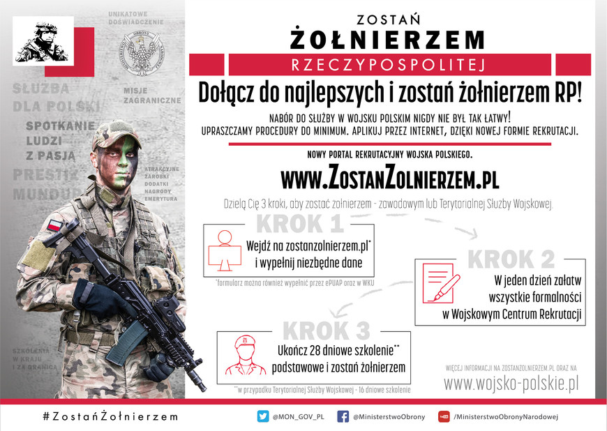 Powiat Mielec: Rusza nowy system rekrutacji do Wojska Polskiego