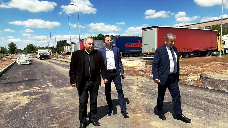 Powiat Mielec: Wizytacja na budowie