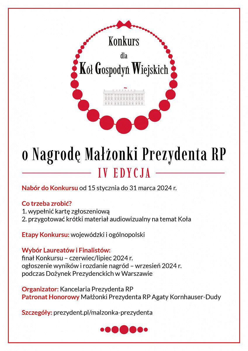 Powiat Mielec: IV edycja Konkursu dla Kół Gospodyń Wiejskich