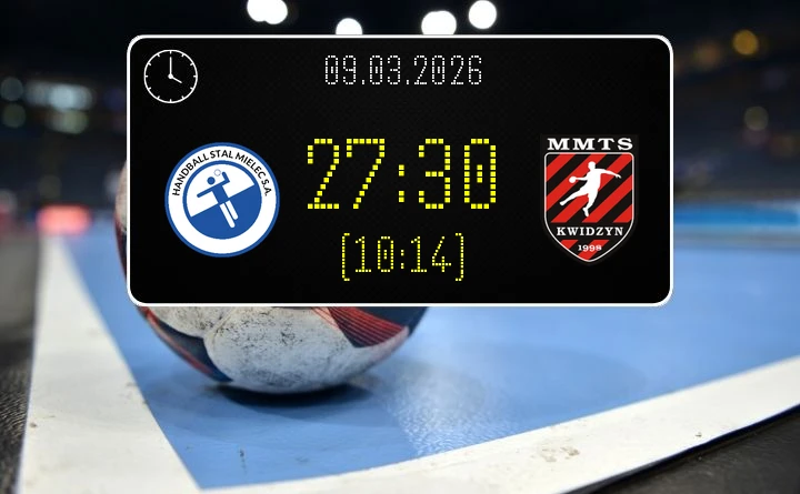 [PIŁKA RĘCZNA] Handball Stal Mielec – Energa Bank PBS MMTS Kwidzyn 27:30 – ORLEN Superliga, kolejka 22