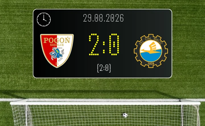 [PIŁKA NOŻNA] Pogoń Siedlce – Stal Mielec 2:0. Gospodarze wygrali w Betclic 1. lidze