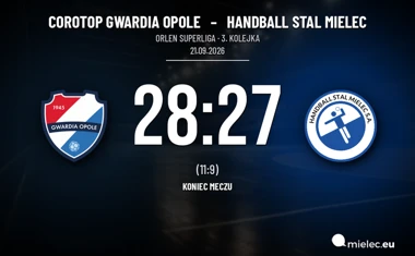 [PIŁKA RĘCZNA] Corotop Gwardia Opole – Handball Stal Mielec 28:27. ORLEN Superliga zacięta do ostatnich sekund