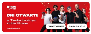 Grafika promocyjna wydarzenia Dni Otwarte Xtreme Fitness Mielec — 23–24 marca