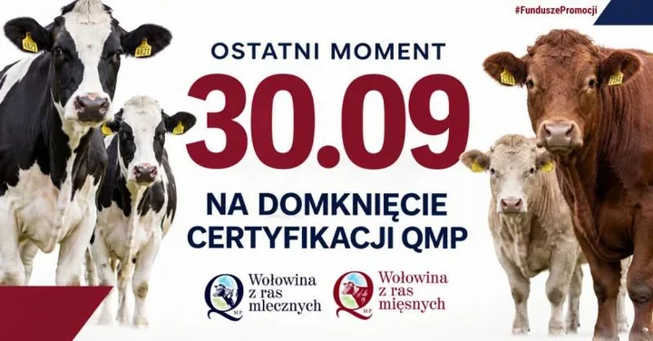 Rolnicy, którzy zadeklarowali QMP, muszą zdobyć certyfikat