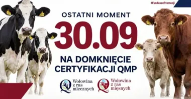 Rolnicy, którzy zadeklarowali QMP, muszą zdobyć certyfikat