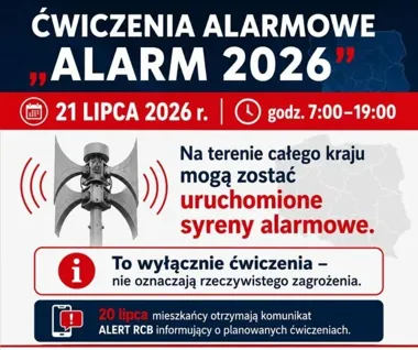 Syreny mogą zabrzmieć w całym kraju. To będą ćwiczenia alarmowe