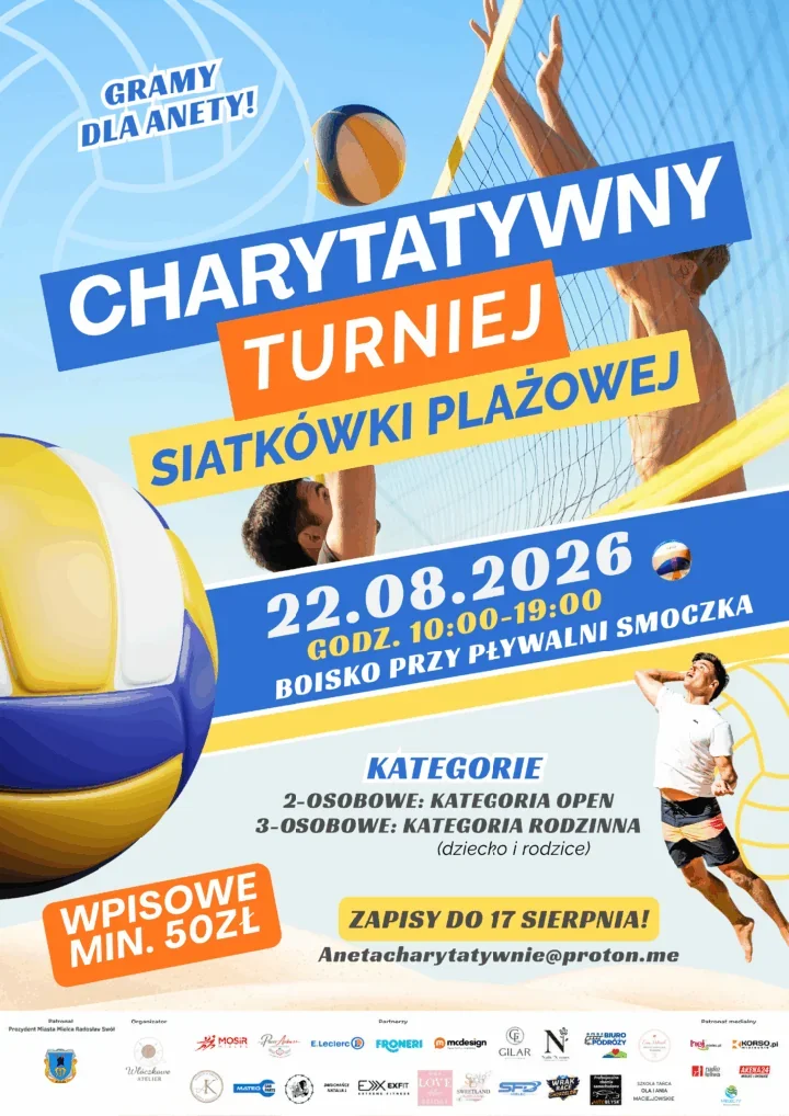 W Mielcu zagrają dla Anety - plażowy turniej połączy sport i pomoc