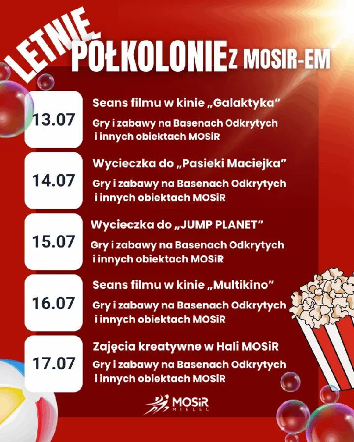 III turnus półkolonii rozpisany od rana do popołudnia - tak mija tu dzień