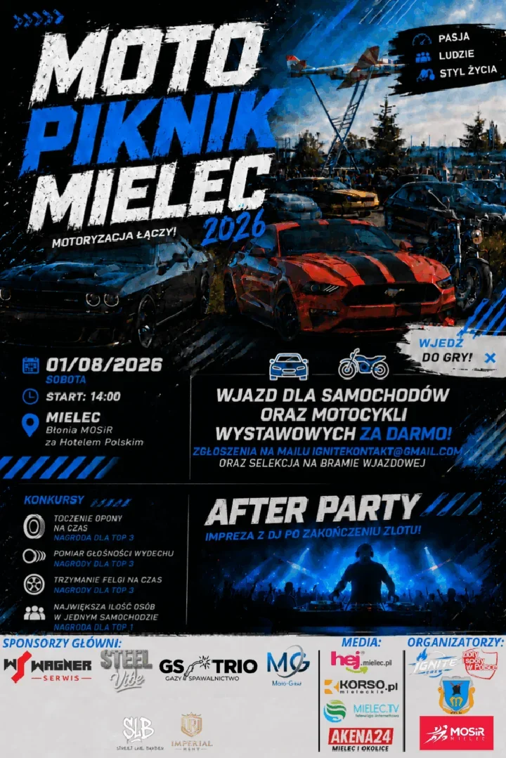 Mieleckie Błonia zamienią się w wielką strefę motoryzacji