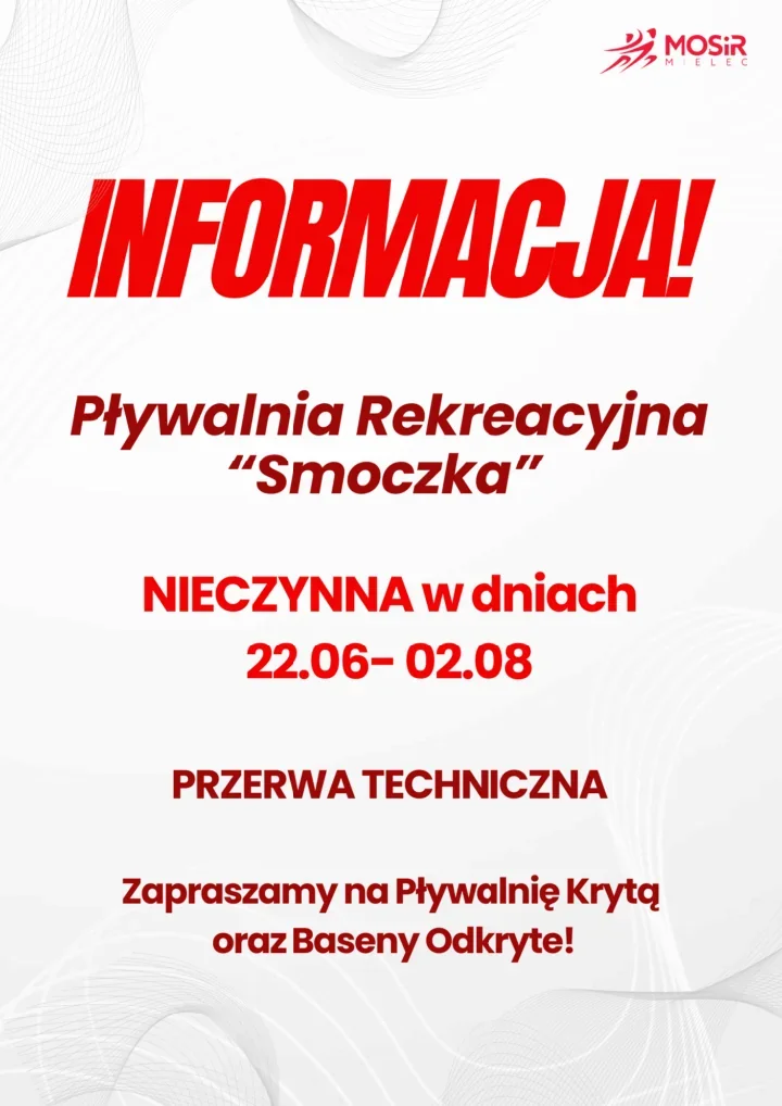 Mieleckie pływalnie zmieniają grafik - sprawdź, gdzie popływasz
