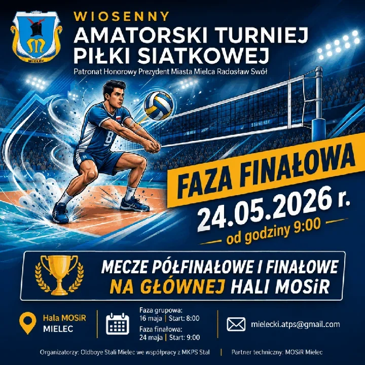 Siatkarski finał w Mielcu - hala MOSiR szykuje mecze o wszystko