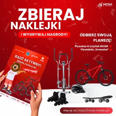 Mielec zbiera naklejki i zamienia zwykłe wyjście na basen w sportową zabawę