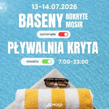 Mieleckie Baseny Odkryte robią krótką przerwę w środku lata
