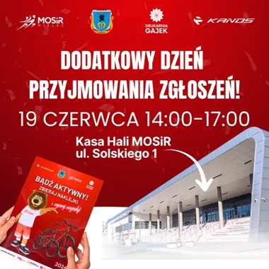 MOSiR Mielec daje jeszcze jedną szansę na zgłoszenie do akcji z nagrodami
