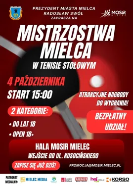 Mielec zagra przy stole - ruszają mistrzostwa z nagrodami