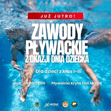Młodzi pływacy zawojują basen - MOSiR zaprasza na dziecięce zawody