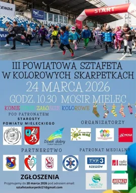 Stadion w kolorowych skarpetkach. Mielec szykuje integracyjny bieg