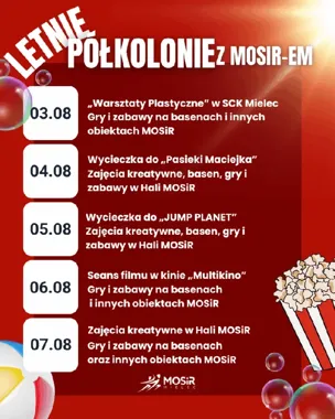 Ostatni turnus Półkolonii z MOSiR-em zabiera dzieci w ruch