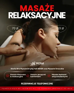 W Mielcu zwalniają tempo - masaże relaksacyjne wracają do pływalni