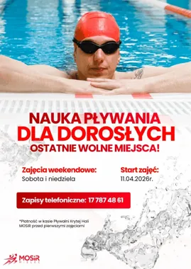 Mielec otwiera wodę dla dorosłych - zostały już ostatnie miejsca