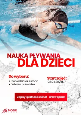 Nauka pływania dla dzieci w Mielcu - ruszają zapisy na wiosnę