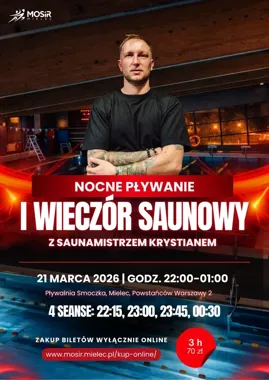 Nocny relaks na Pływalni Smoczka - trzy godziny w wodnym klimacie dla mieszkańców Mielca