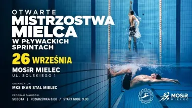 Mielec szykuje pływackie sprinty. Zawodnicy ruszą rano