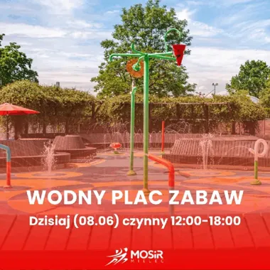 Wodny Plac Zabaw wraca do Mielca - dziś miasto daje chłodną frajdę