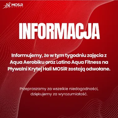 Wodny trening robi pauzę - MOSiR odwołuje zajęcia do piątku
