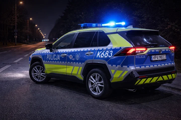 Quad uderzył w zaparkowane auto i uciekł. Kierowca miał ponad 2,5 promila