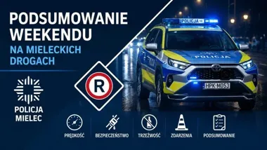Weekend w powiecie mieleckim: 5 kolizji i zatrzymane uprawnienia