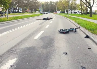 1,5 promila i zakaz prowadzenia - zderzenie na pasach w Mielcu