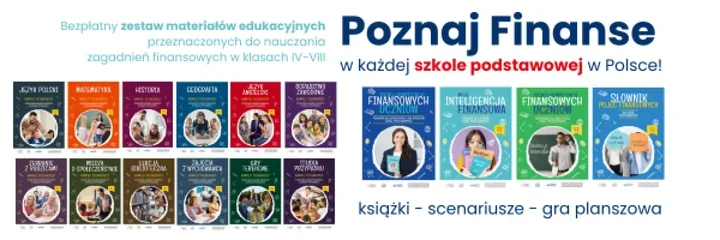 Każda szkoła podstawowa dostaje ponad 60 scenariuszy o finansach