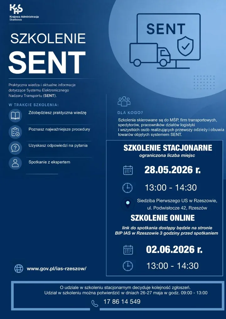 KAS szkoli przewoźników odzieży i obuwia. Miejsc jest niewiele