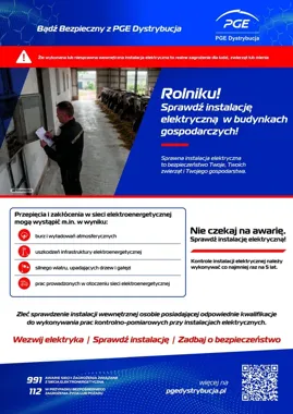 Stare instalacje w budynkach gospodarczych mogą zagrażać ludziom i zwierzętom