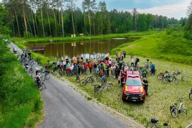 Rowerowa niedziela na Rynku. Przecław przejechał 18 kilometrów wspólnym tempem