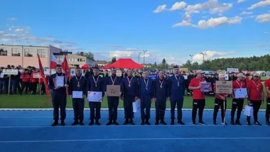 OSP Dobrynin na podium wojewódzkich zawodów. Druhowie zdobyli 3. miejsce